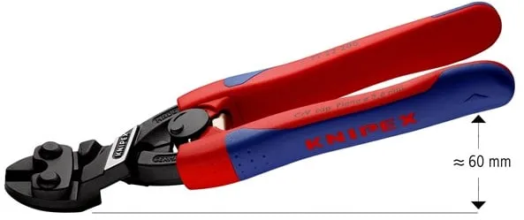 KNIPEX cobolt® musta atramentoitu 200 mm, 71 22 200