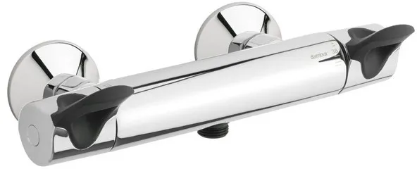 Damixa Thermixa 300 suihkusekoitin care-kahvalla, kromi/musta