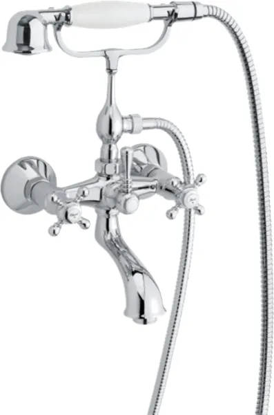 Damixa Tradition kylpyamme-/suihkusekoittaja käsisuihkulla, kromi