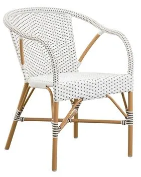 Sika-Design Madeleine Exterior Kahvilatuoli Valkoinen/Almond