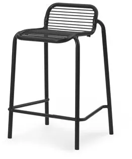 Normann Copenhagen Vig Baarituoli H65 cm Musta