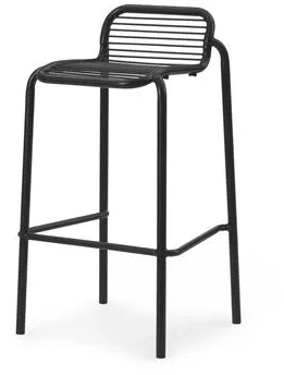 Normann Copenhagen Vig Baarituoli H75 cm Musta