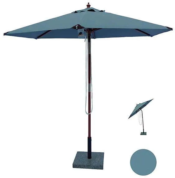 Geneve-varjo - 2,5 metriä - harmaa