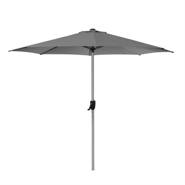 Cane-Line Sunshade-varjo m/kampi - Ø 300 cm - Antrasiitti