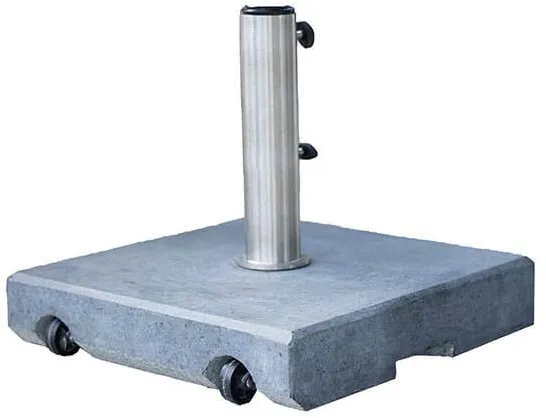 Cane-Line aurinkovarjon jalusta pyörillä - 50 kg.