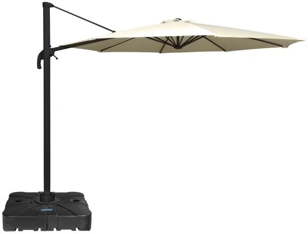 Roma-varjo aurinkovarjo pyörivällä mekanismilla beige 3m