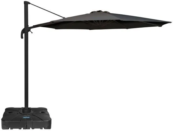 Roma-varjo aurinkovarjo pyörivällä tummanharmaa 3m