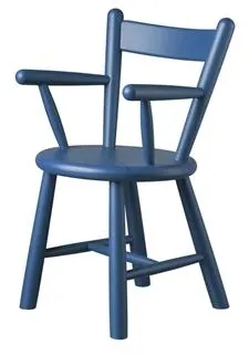 FDB Møbler P9 Lastentuoli Sininen