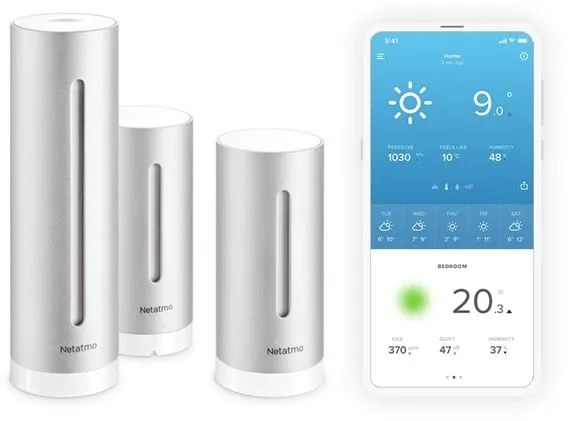 Netatmo Smart Sääasema + Lisäsisämoduuli